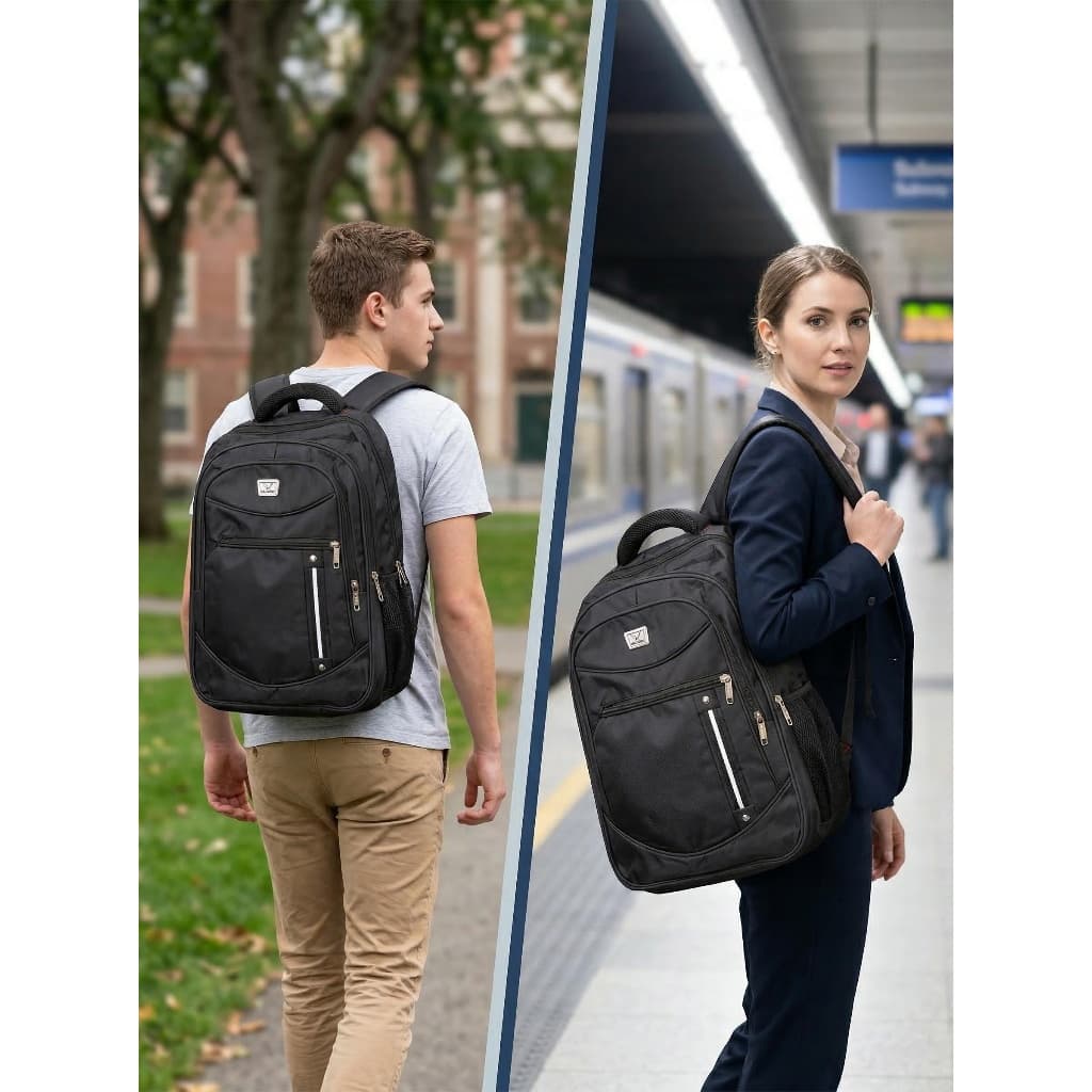 Mochila Notebook Resistente Reforçada Escolar Grande Executiva
