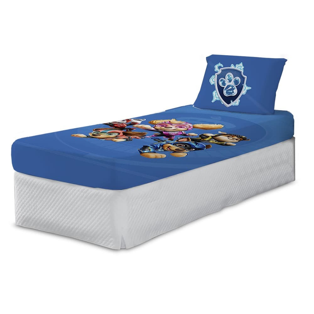 Jogo De Cama Turma De Cachorrinhos Lençol + Fronha Macio