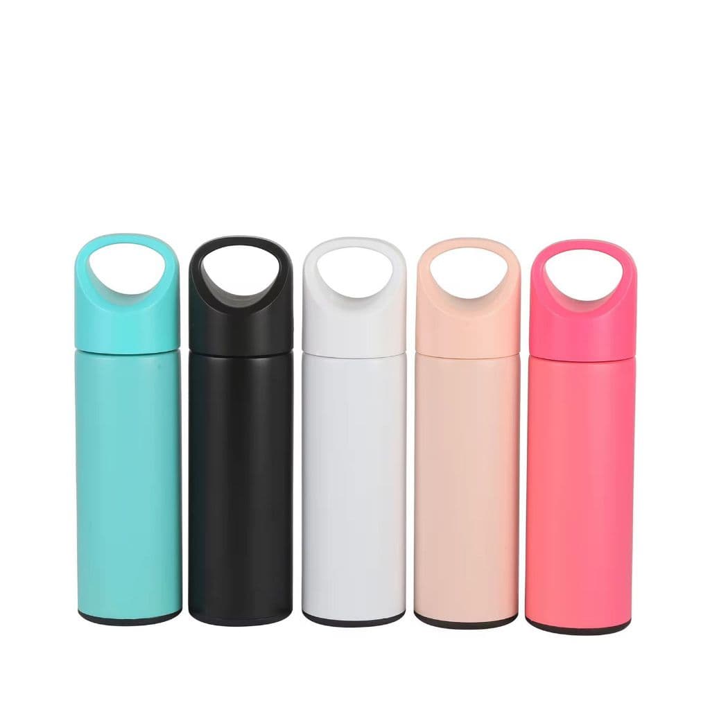 Garrafa Térmica Compacta 350ml – Mantém Quente e Frio