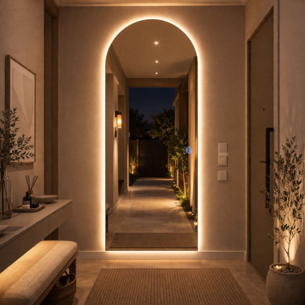 Espelho Oval Led Touch Capela Corpo Inteiro Grande Moderno Promoção Lançamento Novo 04