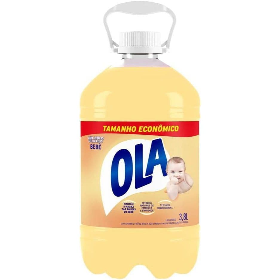 Sabão Líquido Ola Bebê para Roupas Finas e Delicadas 3,8L