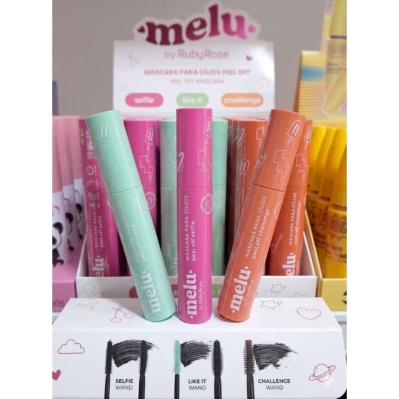 Rímel Máscara de Cílios Melu by Ruby Roseremoção peel off facial