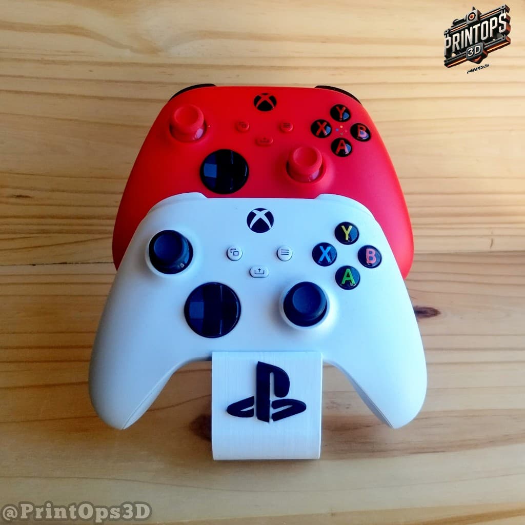 Suporte Duplo para Controle Playstation e XBOX Base para 2 Controles Antiderrapante
