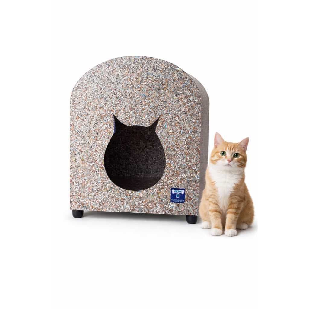 Casa Para Gato Premium Ecológica + Acompanha Colchão Para Pet