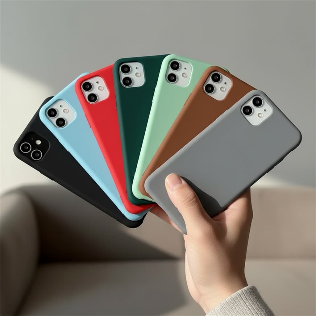 Capa Silicone para iPhone Anti Impacto Várias Cores iPhone 11 11Pro 11ProMax 12 12Pro 12ProMax 13ProMax 14 14ProMax