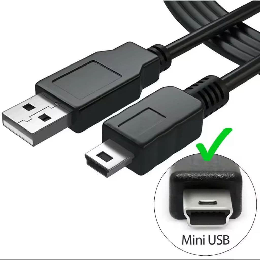 Cabo V3 USB X Mini USB V3 Com Filtro 1,5 3 E 5 Metros Controle PS3 Dados e Carregamento