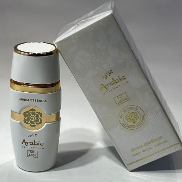 Perfume Feminino A004 Miniatura Arabic Yara branco 25ml