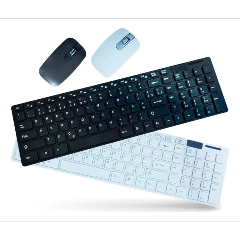 Kit Teclado + Mouse Sem Fio K06 Wireless 2.4ghz 3200dpi Óptico