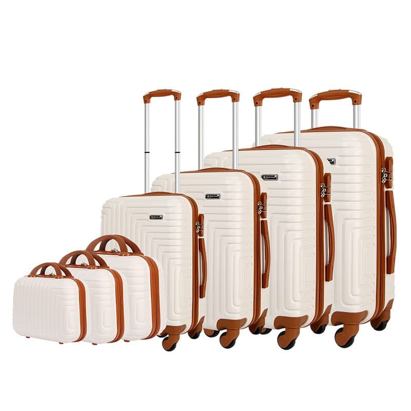 Mala De Viagem Bordo 10kg-40KG Pequena Média Polipropileno Rígida Rodinhas 360