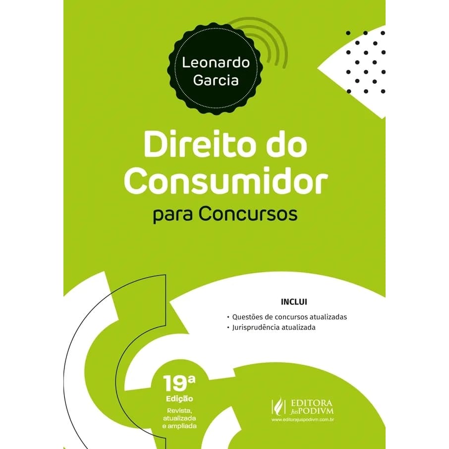 Direito Do Consumidor Para Concursos (2025) Capa Comum - Juspodivm ; 19a Edição-livro