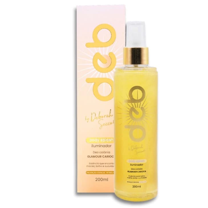 Body Splash Iluminador Glamour Carioca Deborah Secco 200ml