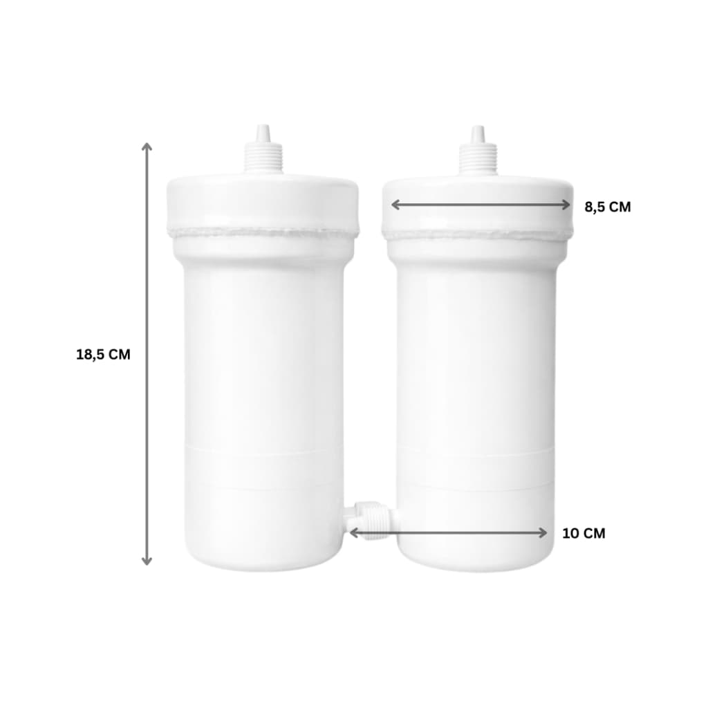 Kit Filtro Bulbo Pp + Bulbo Carvão Compativel Purificador Hoken Hk1000
