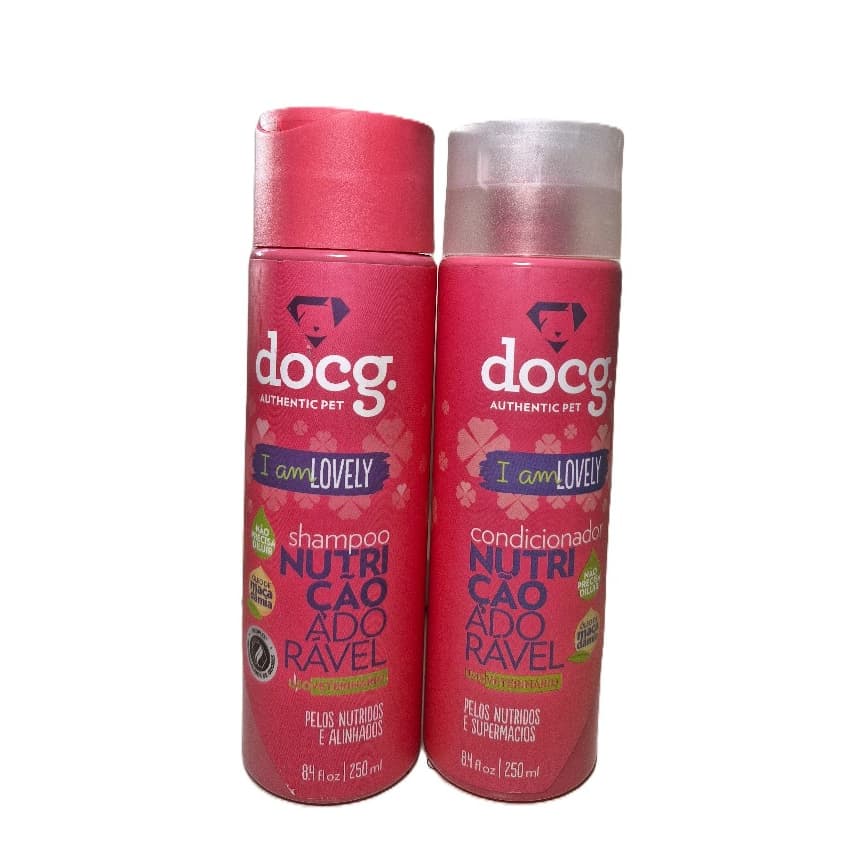 Kit Shampoo E Condicionador Pet Docg. I Am Lovely 250ml