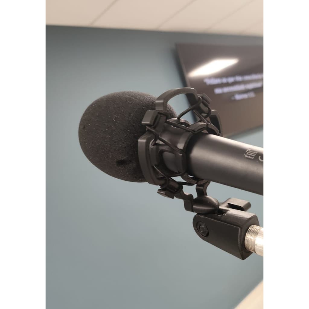 Suporte Anti Ruído para Microfone Condensador | Shock Mount Universal 30mm a 54mm - Reduz e Vibração