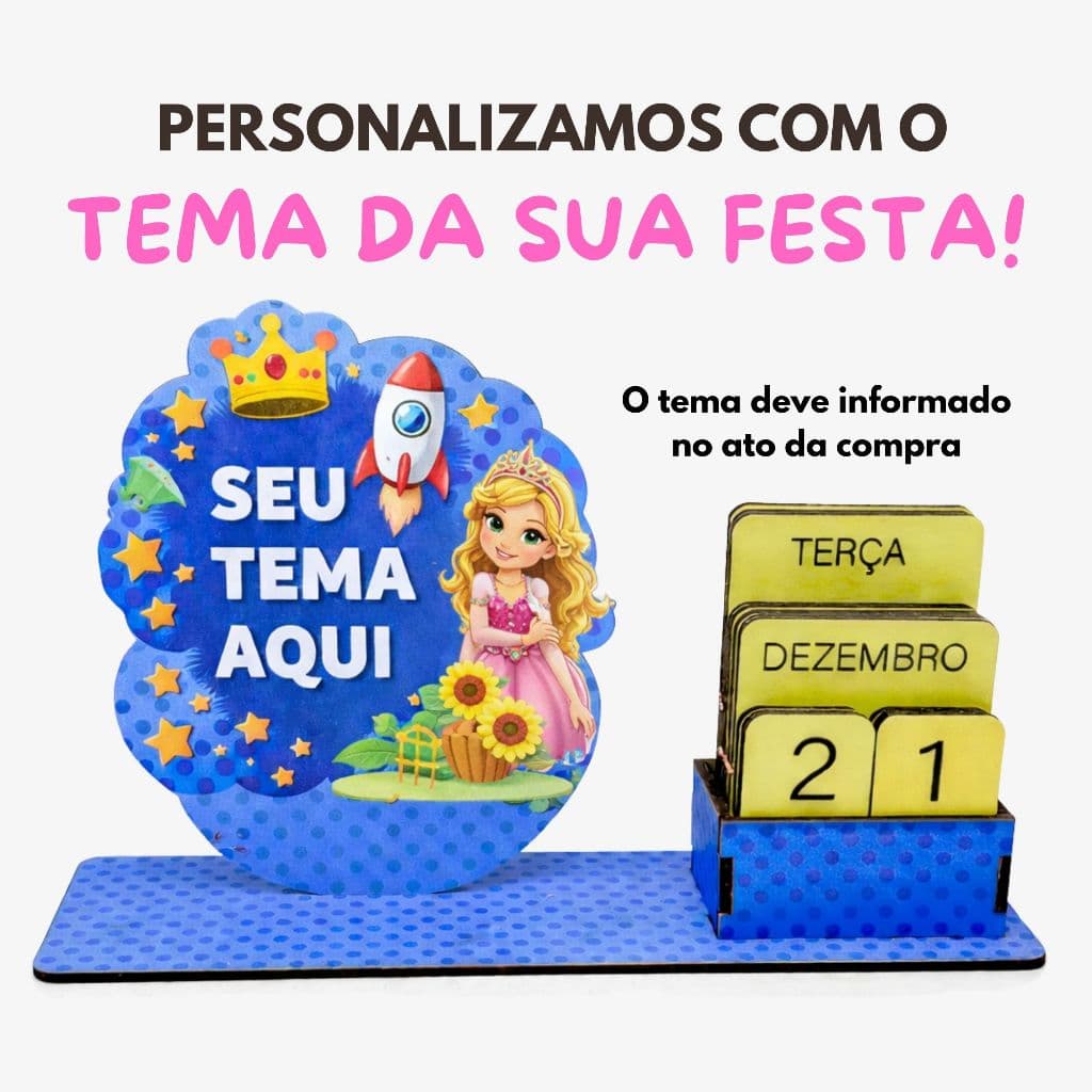 5/10/15/20 PCS Calendário Permanente Personalizado em MDF | Centro de Mesa Criativo | Decoração