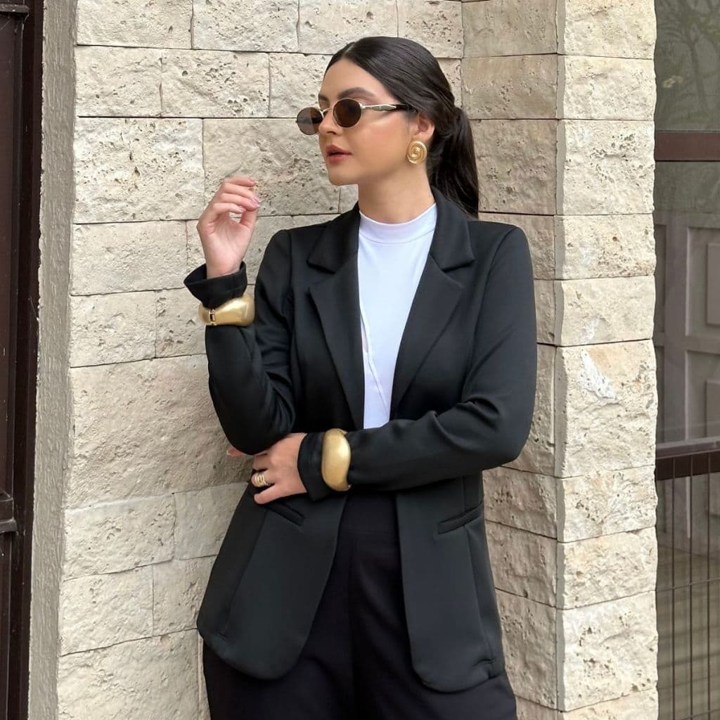Blazer Feminino Social Casual Trabalho Elegante Inverno Confortável Casaquinho