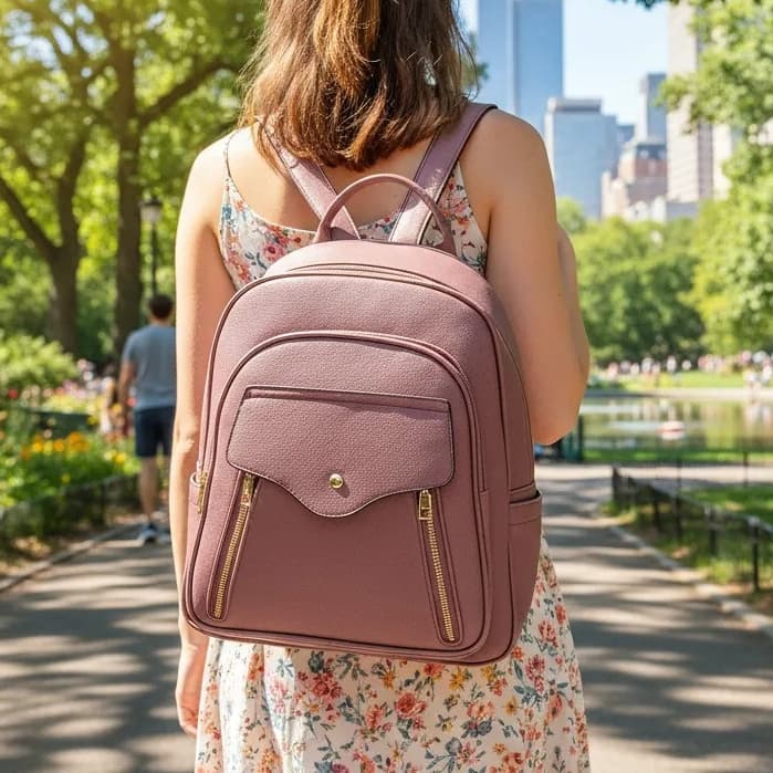 Mochila Universitaria De Viagem E Escolar Bolsa Feminina Grande Capacidade Moda Casual