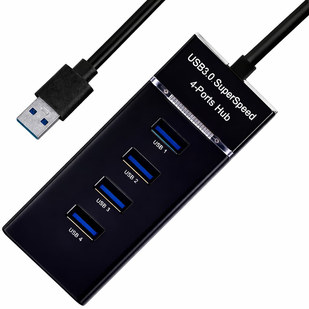 Hub Cabo USB 3.0 Adaptador 4 Portas 5Gbps