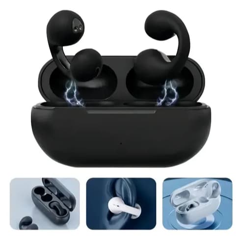 Fones De Ouvido Sound Earcuffs Condução De Ossos Ambie Sem Fio Bluetooth 5.2