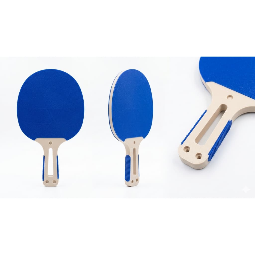 Kit Conjunto Raquetes Ping Pong Diversas Cores (2 Raquetes)