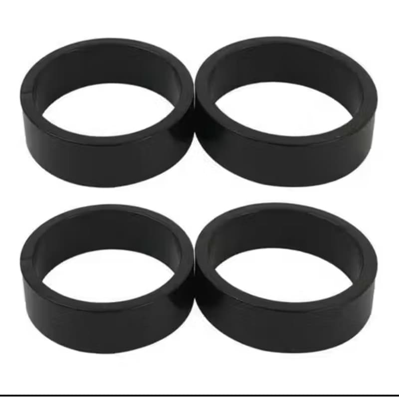 espacador  Bicicleta Garfo Ahead 10mm Alumínio Preto