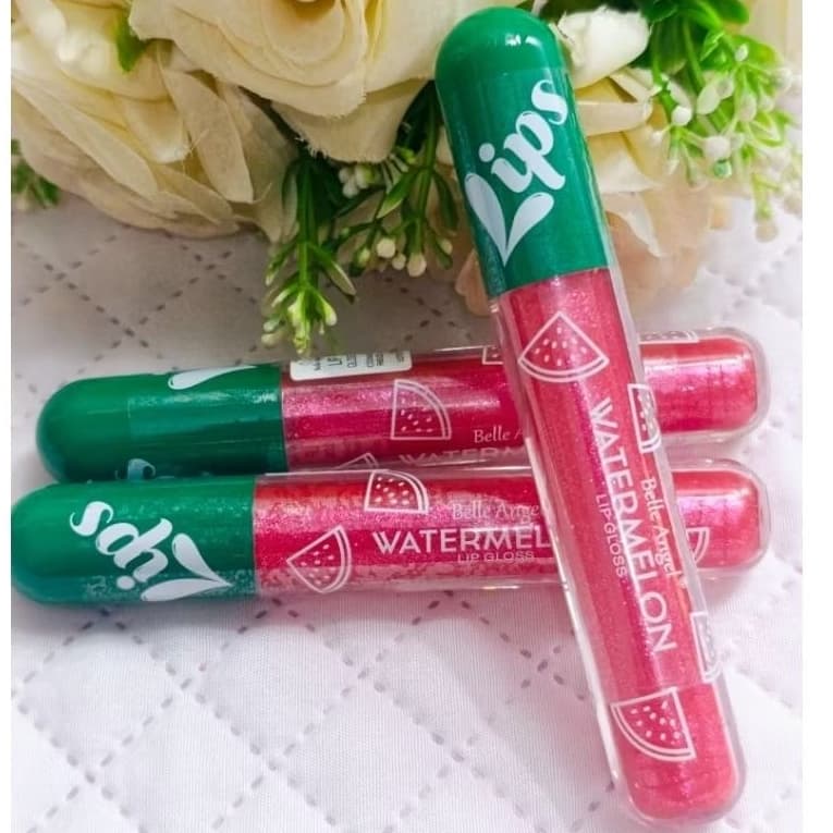 Lip Gloss Lips melancia Belle Angel watermelon