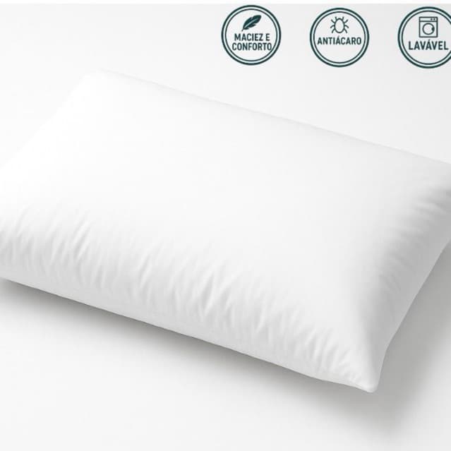 Travesseiro Avulso Toque de Pluma De Ganso Anti Alérgico de silicone envio imediato promoção