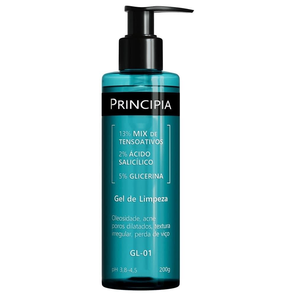 GEL DE LIMPEZA 13% TENSOATIVOS+2% ACIDO SALICILICO+5% GLICERINA 200ML