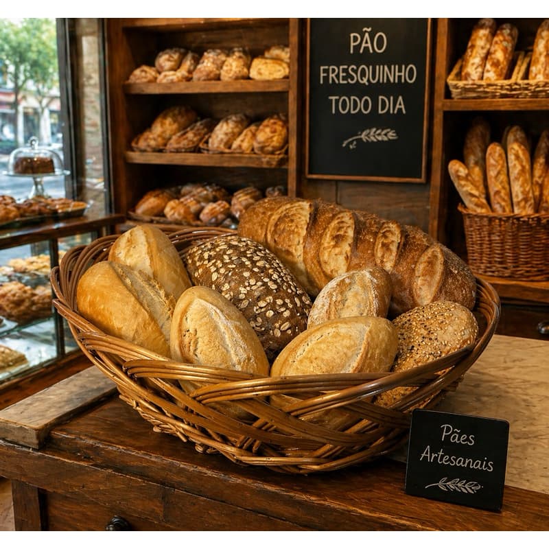 Cesta vime Artesanato Engomadeira 53x42x14 P/ Pães, ovos, Organizador de mesa, Porta objetos