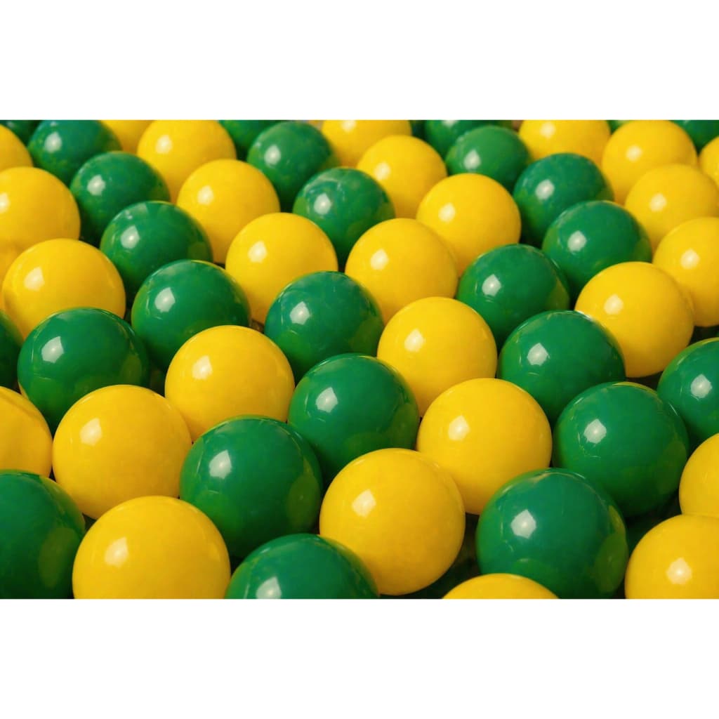 100 Bolinha de Piscina Infantil Edição Limitada Copa do Mundo - Amarela/Verde