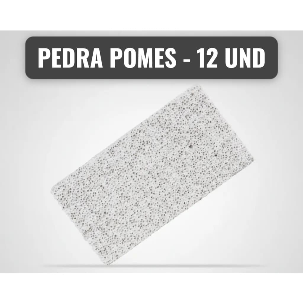 Pedra Pomes para Pés – Kit com 12 Unidades | Remove Calos e Pele Morta