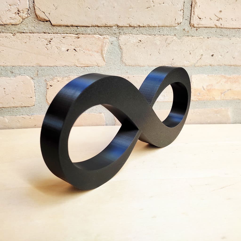 Infinito - Símbolo Da eternidade e  Amor / 22 cm - Decoração, Enfeite