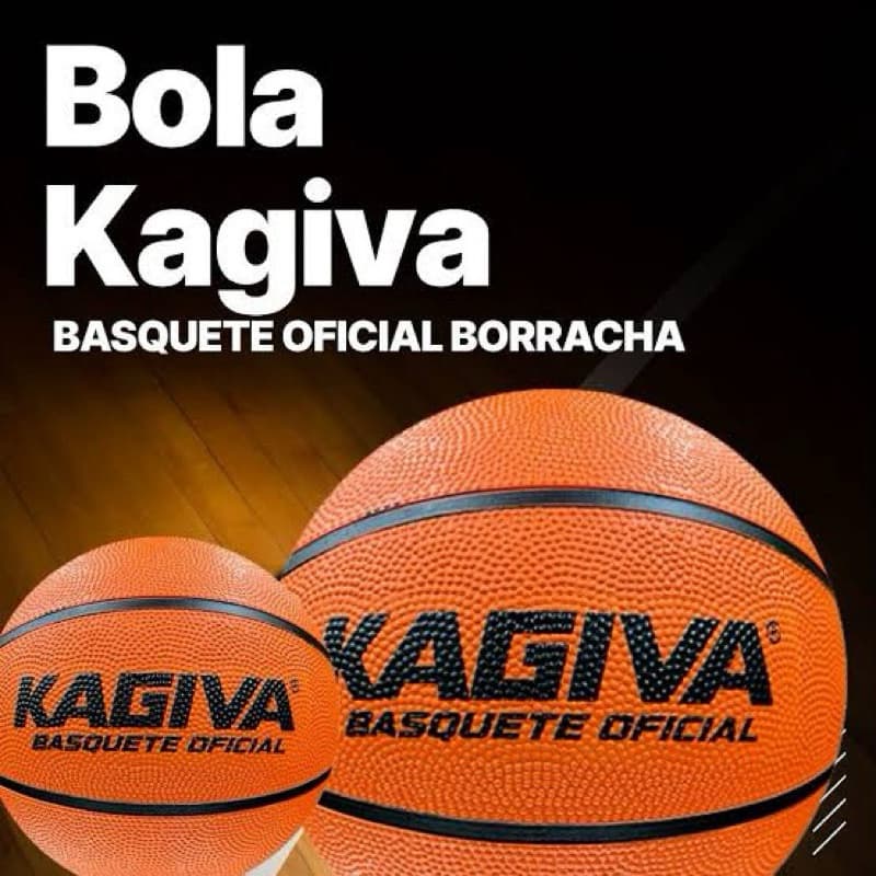 Bola Basquete Kagiva Oficial Borracha Esporte Adulto Infantil