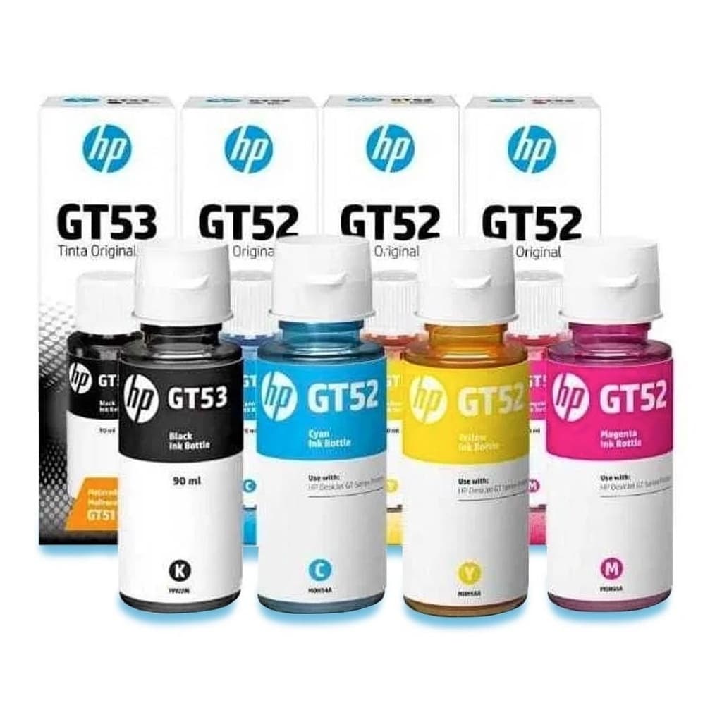 REFIL TINTA ORIGINAL HP GT51 GT52 GT53 TODAS AS CORES