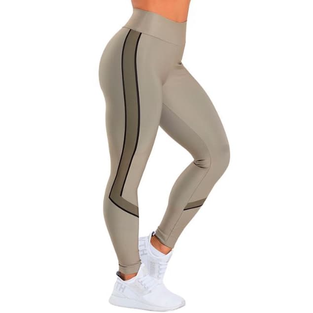 Calça Legging Feminina Academia Alta Compressão Cós Anatômico Zero transparência FORTE - LAONEFIT