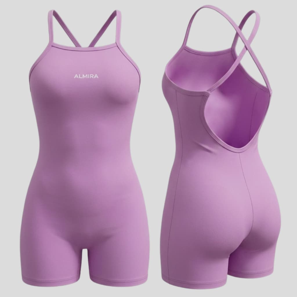 Macaquinho Premium Poliamida Casual Dia a Dia Confortável Versátil Fitness Academia Slim
