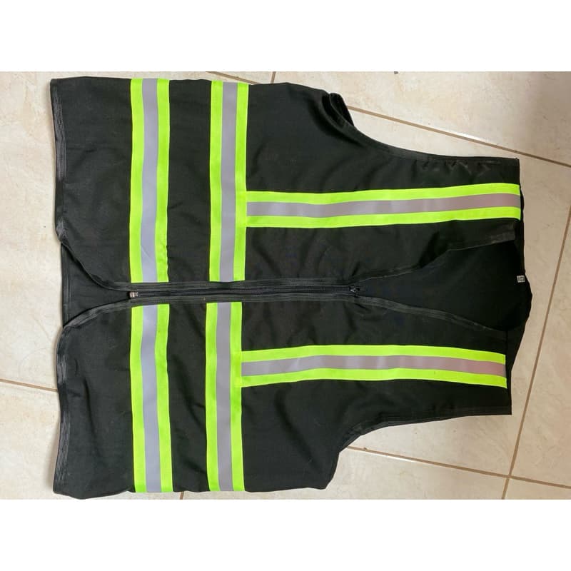 colete refletivo preto