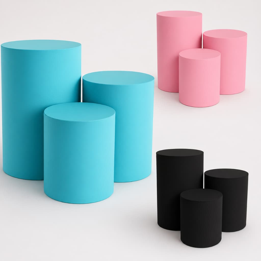 Trio De Capas Para Cilindros De Festa Com Elastico P M G Envio 24h