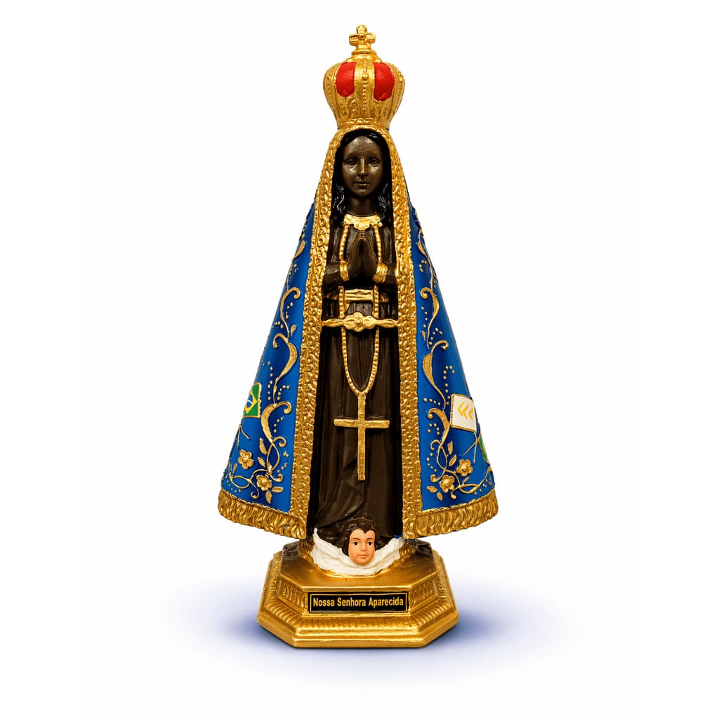 Imagem Nossa Senhora Aparecida Padroeira Inquebrável 32cm