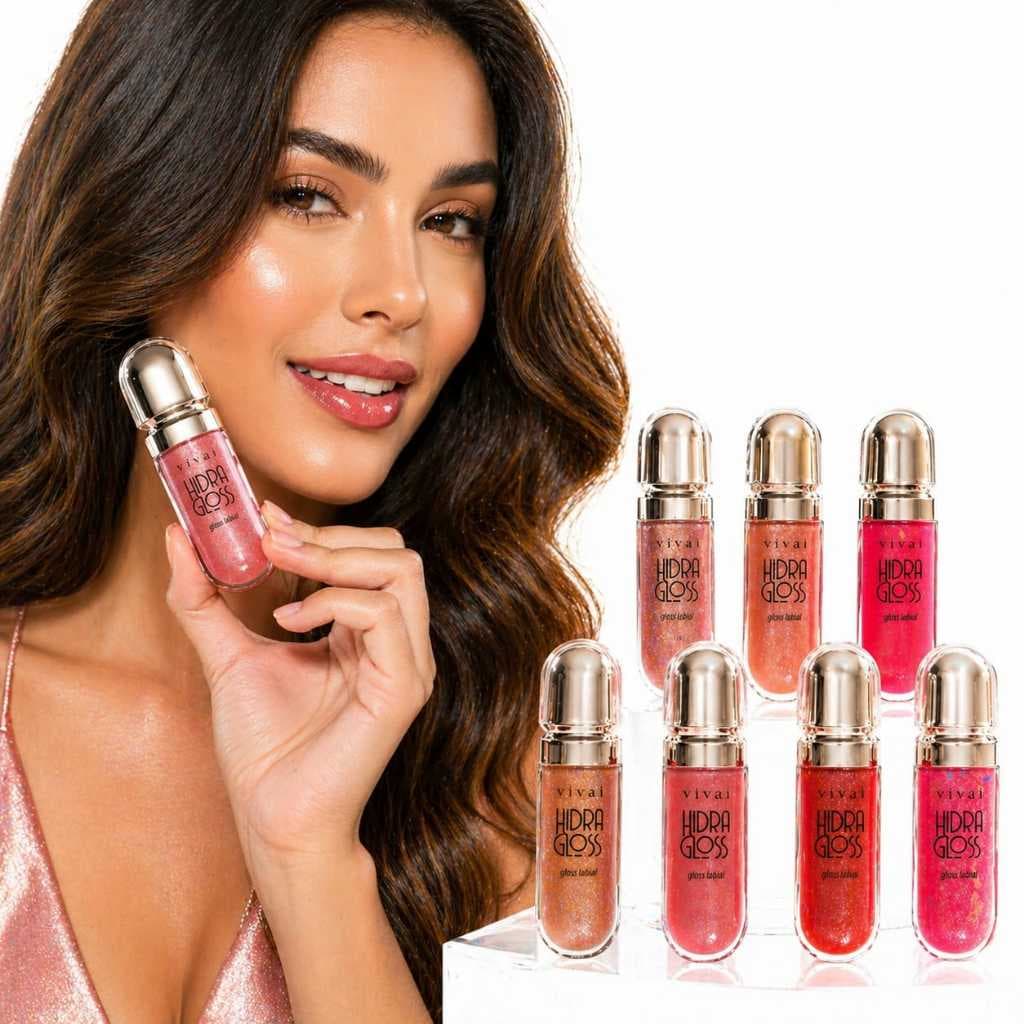 Gloss Labial Hidra Vivai - Hidra Gloss Brilho intenso e textura leve