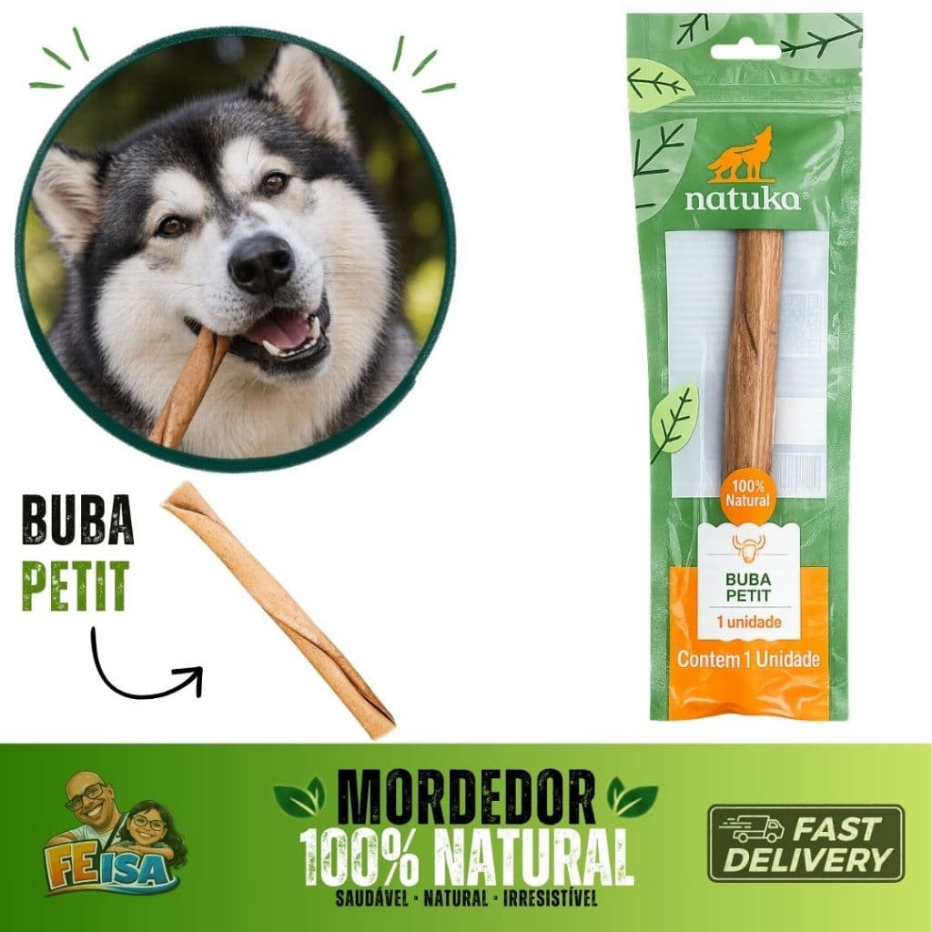 Mordedor 100% natural Buba Petit Natuka pet cachorro