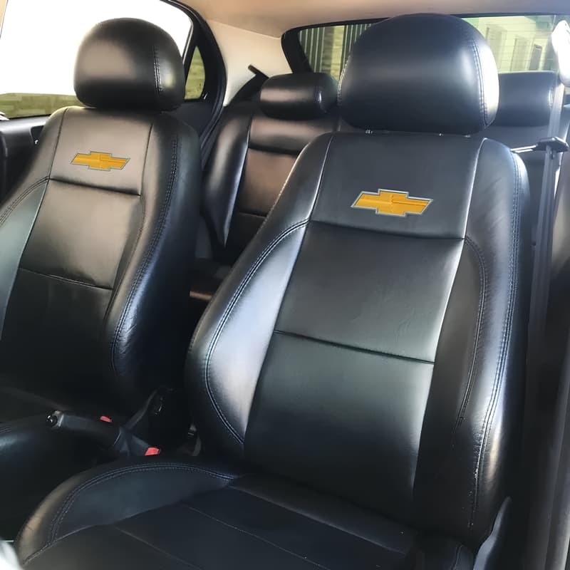 Capa Para Banco Automotivo Carro Couro Chevrolet Impermeável
