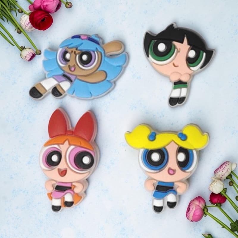 Aplique Emborrachado Infantil  12 Meninas Poderosas Laços Tiaras Prendedores Artesanato DIY
