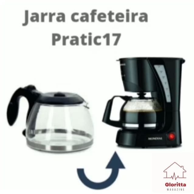 Jarra Cafeteira Mondial Pratic 17 e Pratic 20 Vidro Reforçado