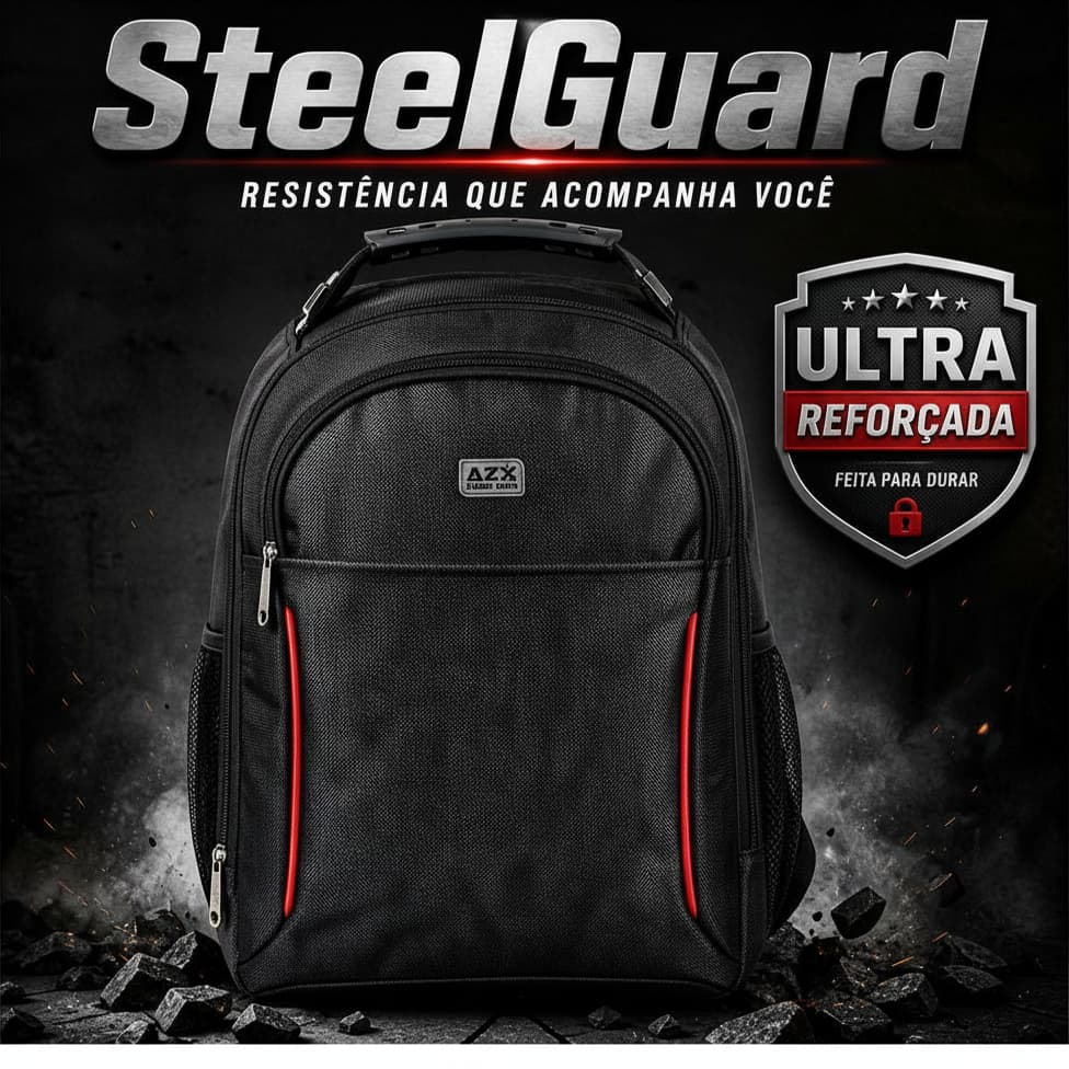 Mochila Reforcada Profissional Notebook Universitaria Escolar Alta Durabilidade Conforto