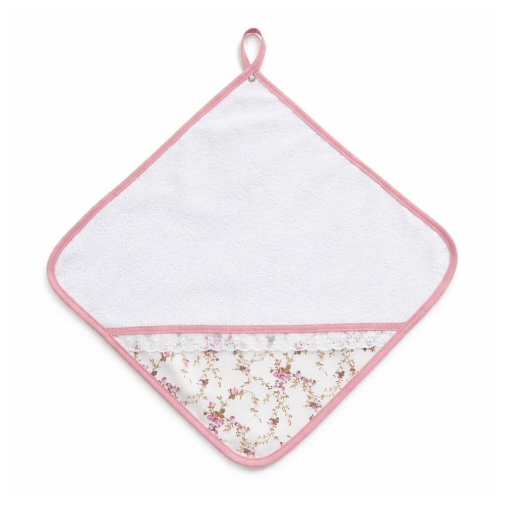 Kit 5 Toalhinha de Boca Bebê Porta Chupeta Felpuda Alta Absorção Detalhe Algodão Enxoval Maternidade