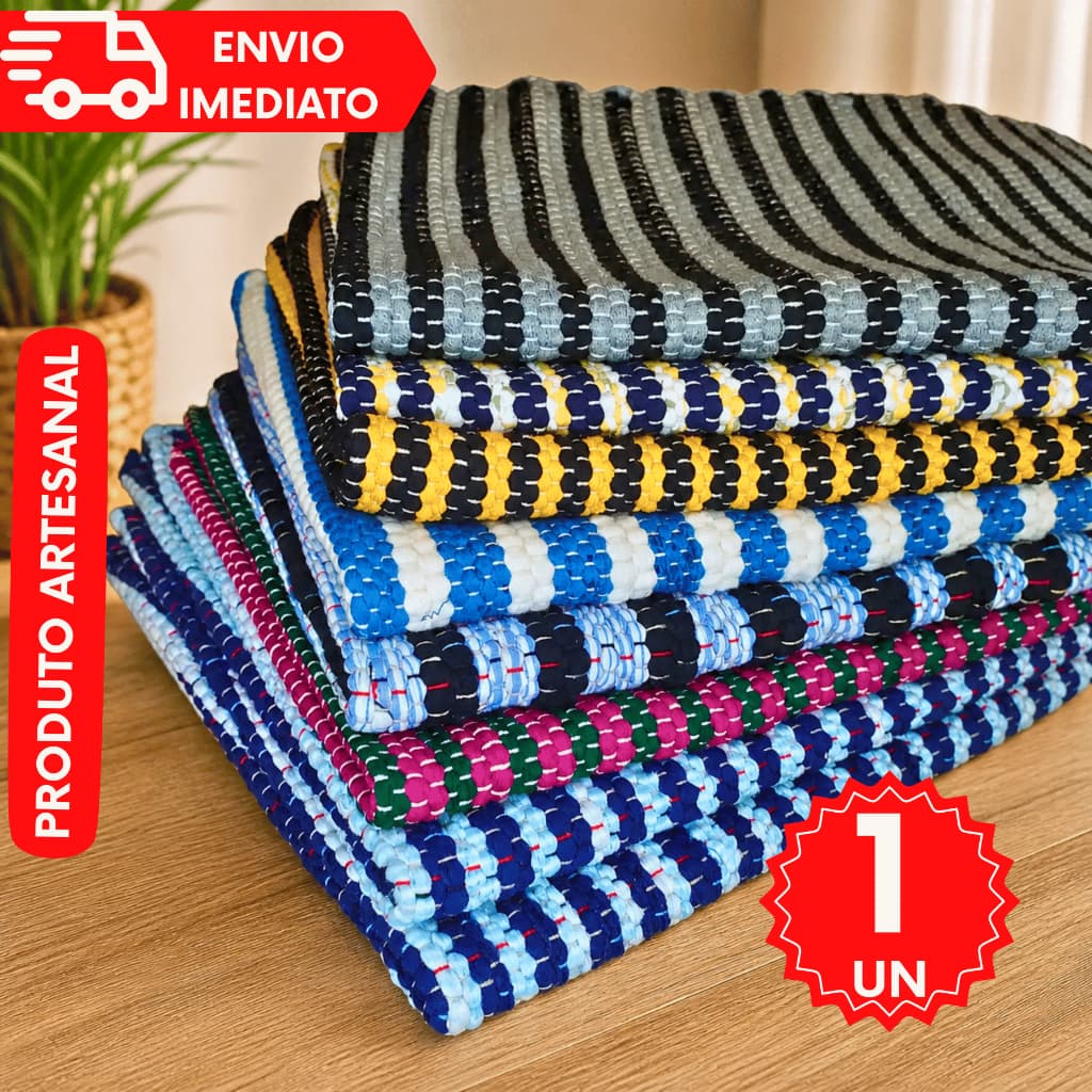 Tapete Tear Premium  Artesanal Para Sala Quarto Banheiro Cozinha - Sortido