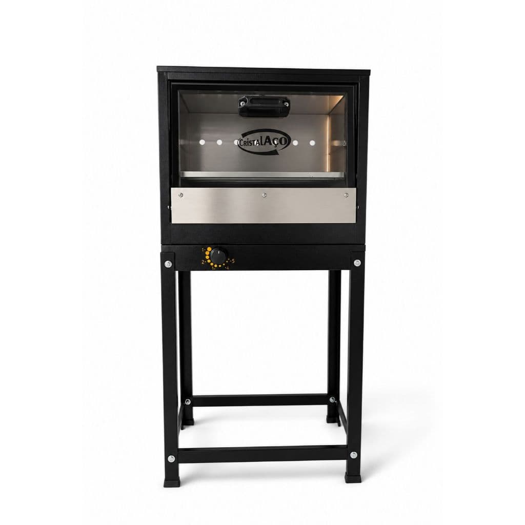 Forno Para Salgados e Bolos Com Cavalete 60 Litros Reforçado Profissional Economico C/ Visor