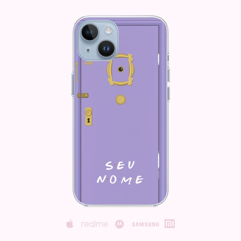 Capa Case Celular Personalizada Friends com Nome Alta Qualidade