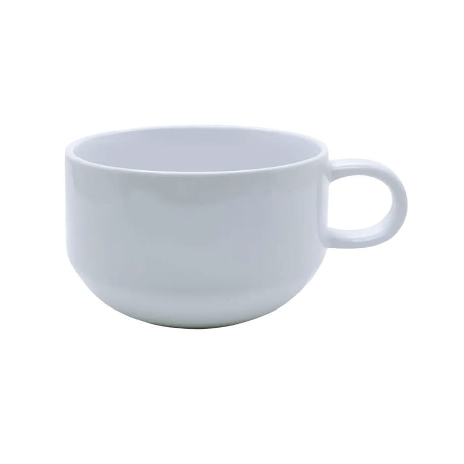 BOWL DE CERÂMICA C/ALÇA BRANCO 500ML 1un